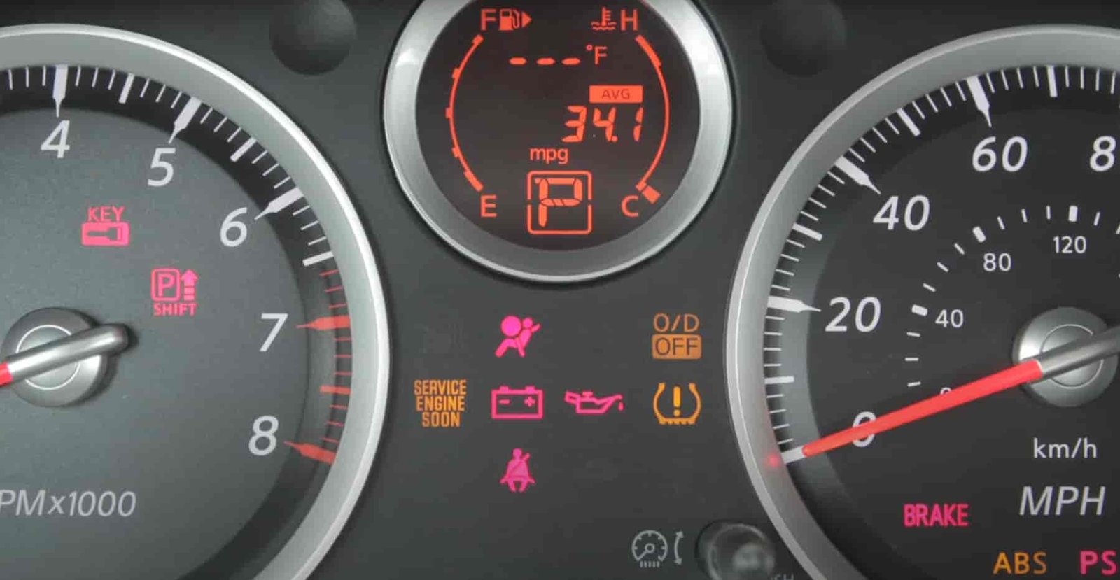 Nissan Dashboard Symbols and Meanings