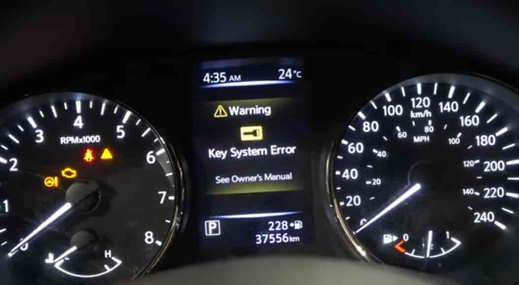 Nissan Key System Error