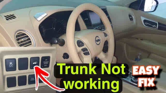 Nissan Pathfinder Trunk Button Not Working