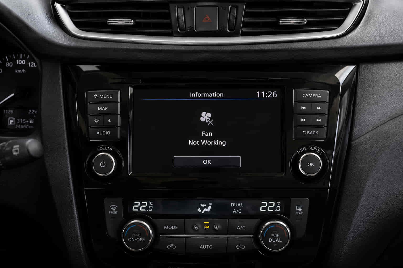 Nissan Qashqai Fan Not Working