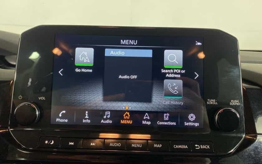 Nissan Armada Screen Black
