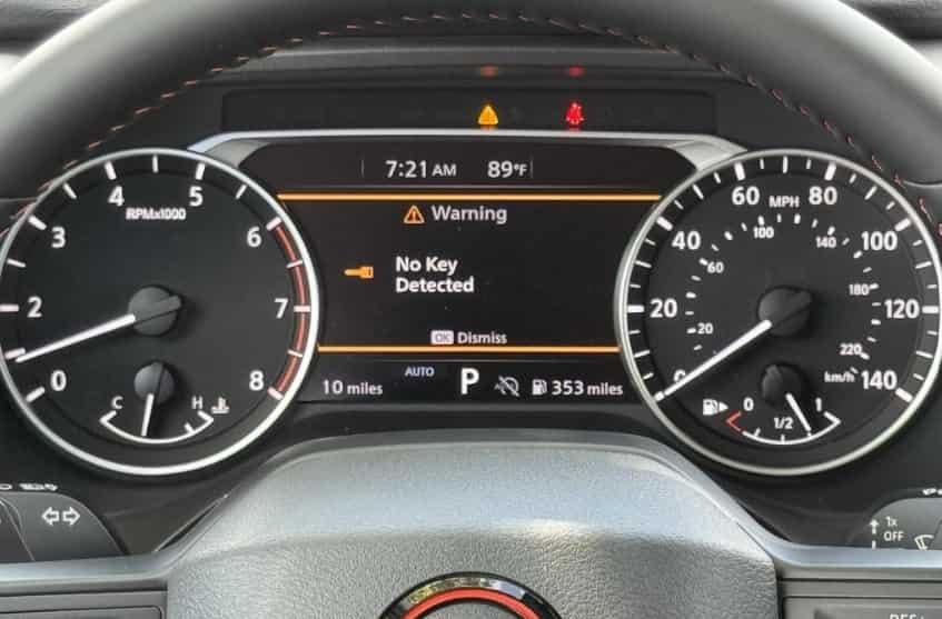 Nissan Rogue No Key Detected